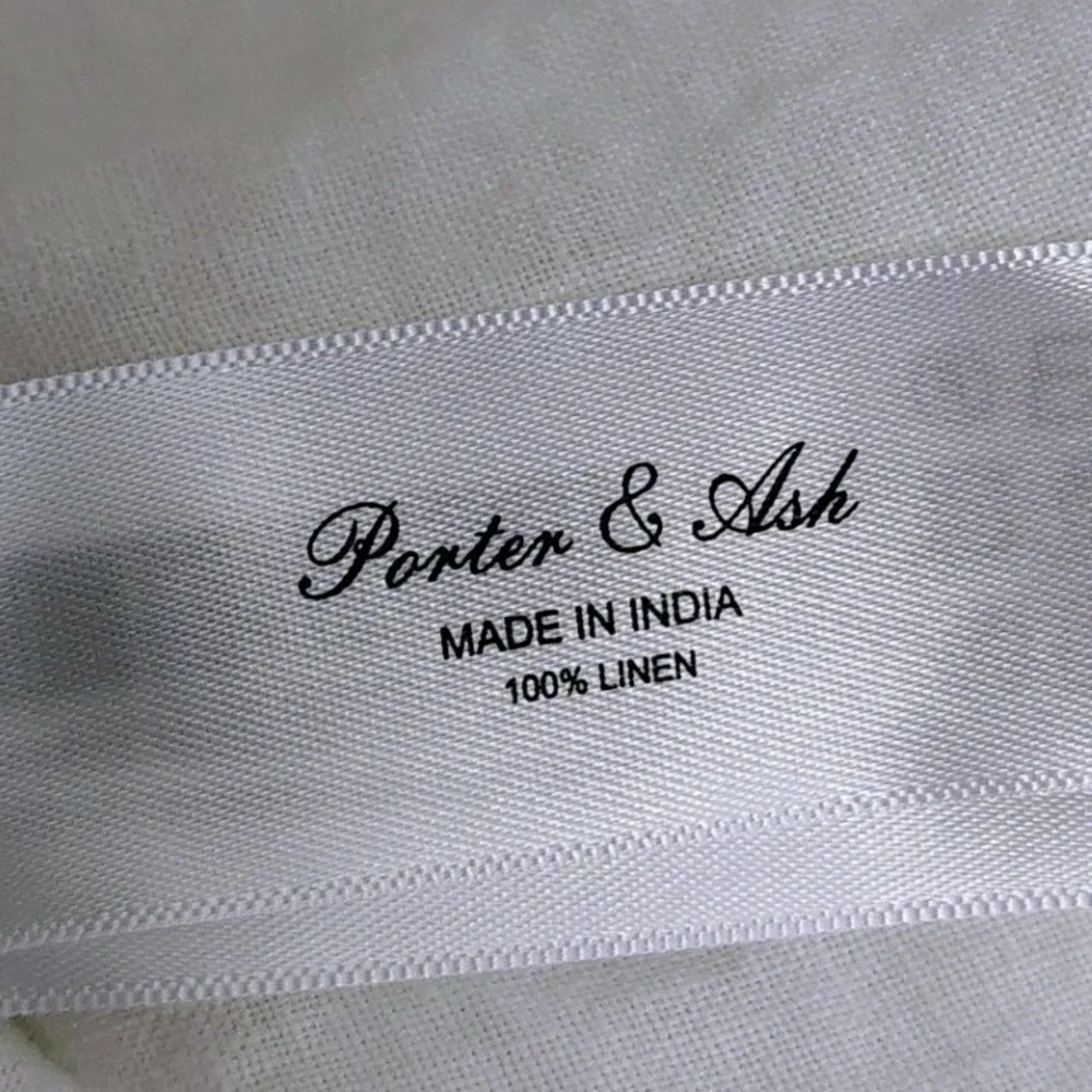 Porter & Ash Mens White 100% Linen Short Sleeve Button Up Resort Wear - Picture 6 of 12